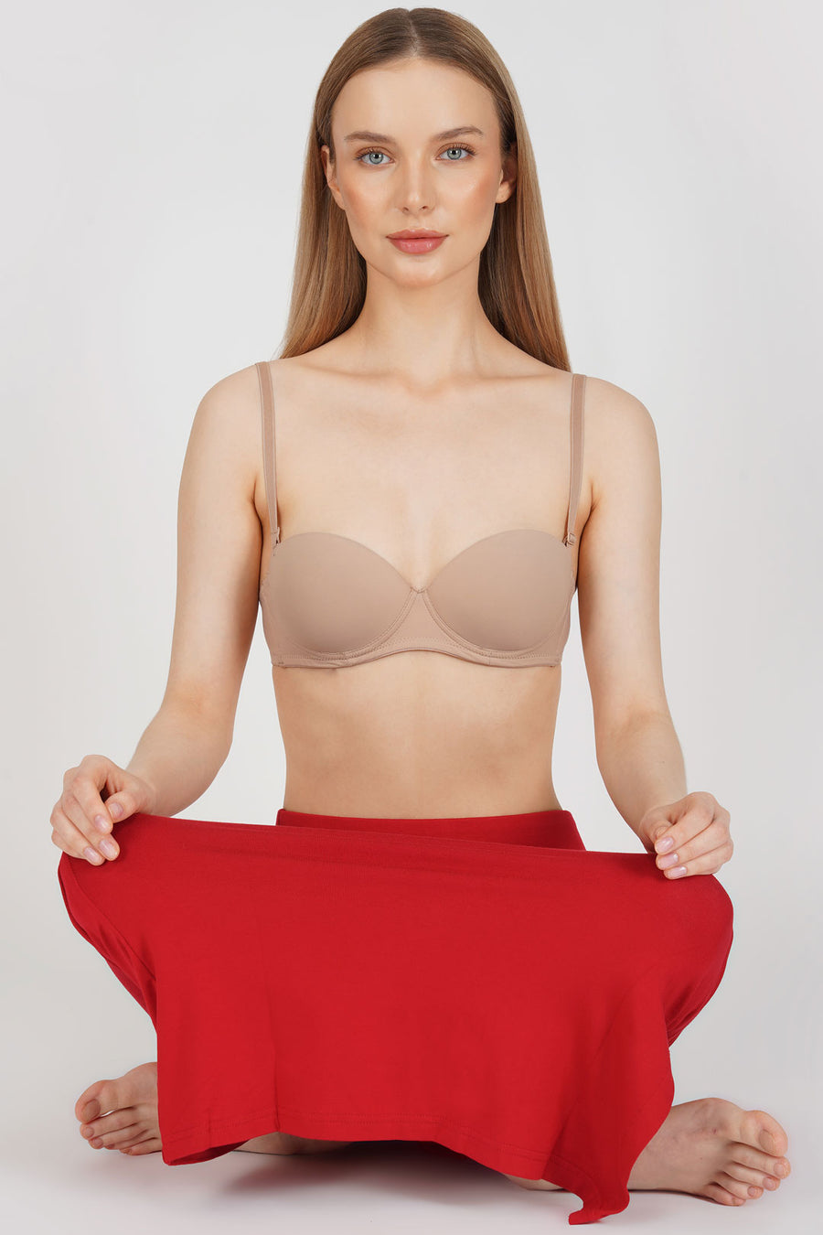 Everyday saree shapewear - Racing Red