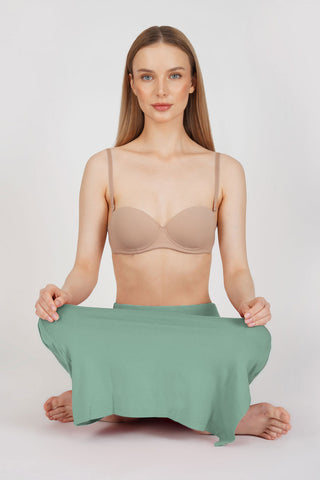Everyday saree shapewear - Feldspar Green