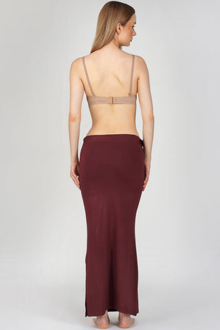 Everyday saree shapewear - Mahogany Red