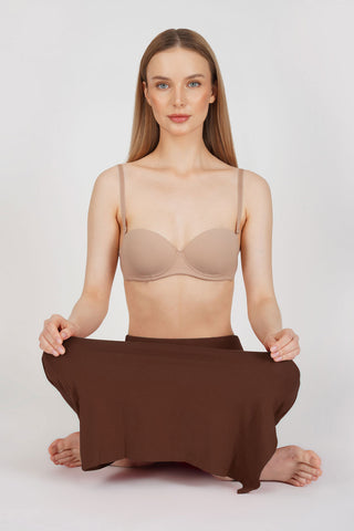 Everyday saree shapewear - Downtown Brown