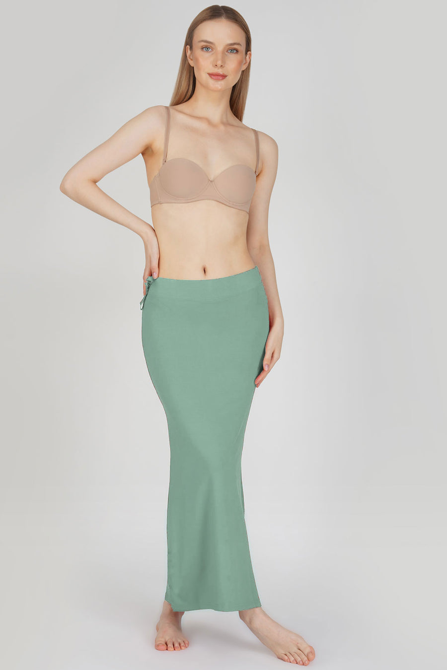 Everyday saree shapewear - Feldspar Green