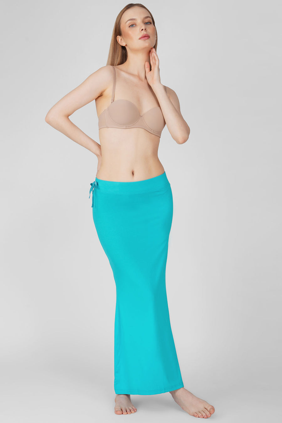 Everyday saree shapewear - Summer turquoise