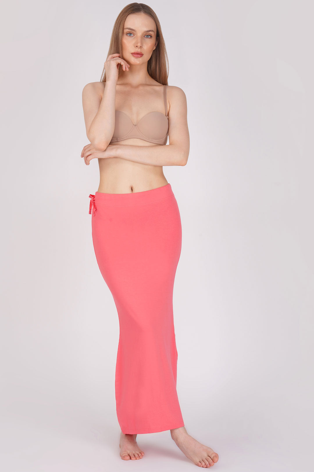 Everyday saree shapewear - Sunkist pink