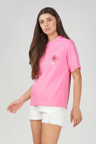 Cotton oversized Tshirt Baby Pink - Manifest