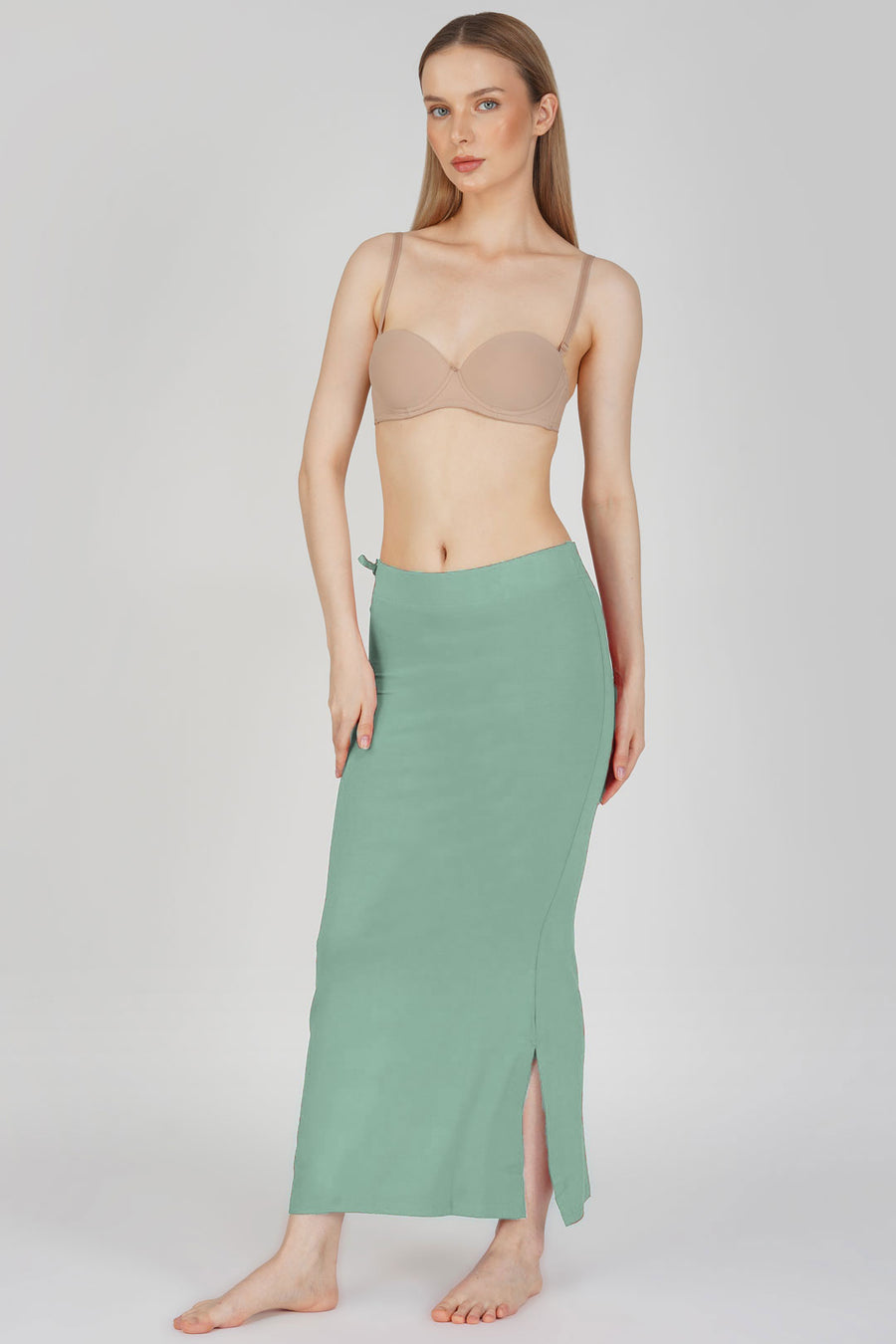 Everyday saree shapewear - Feldspar Green