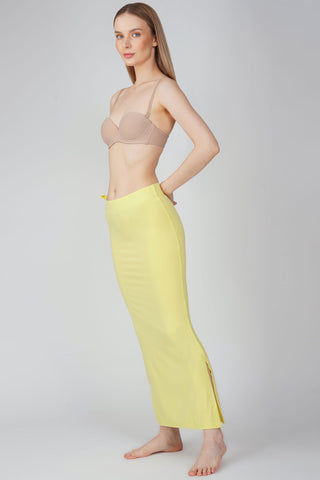 Everyday saree shapewear - Pale daffadils yellow