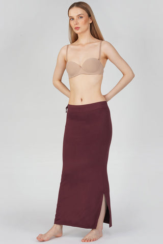 Everyday saree shapewear - Mahogany Red