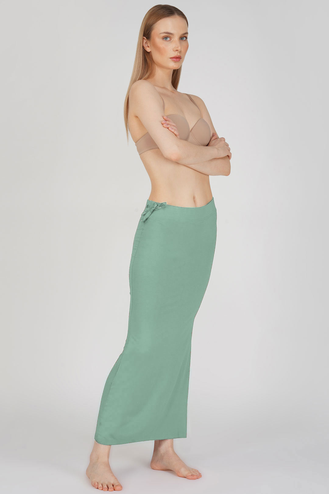 Everyday saree shapewear - Feldspar Green
