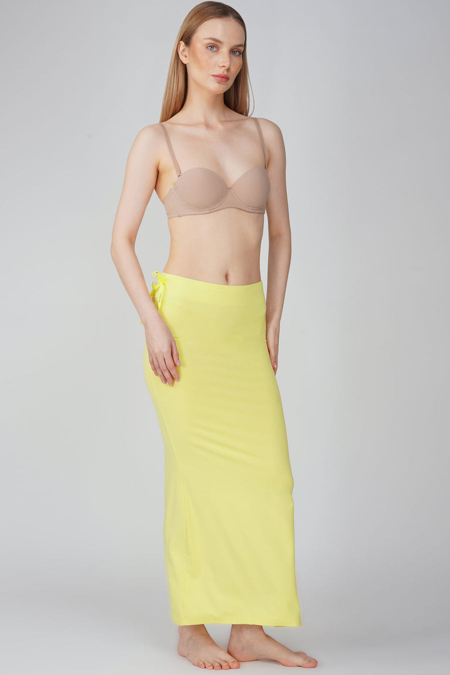 Everyday saree shapewear - Pale daffadils yellow