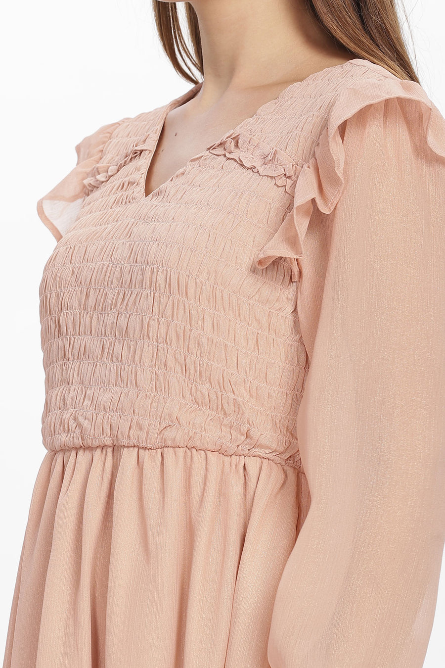 Breezy Smocked Maxi Dress