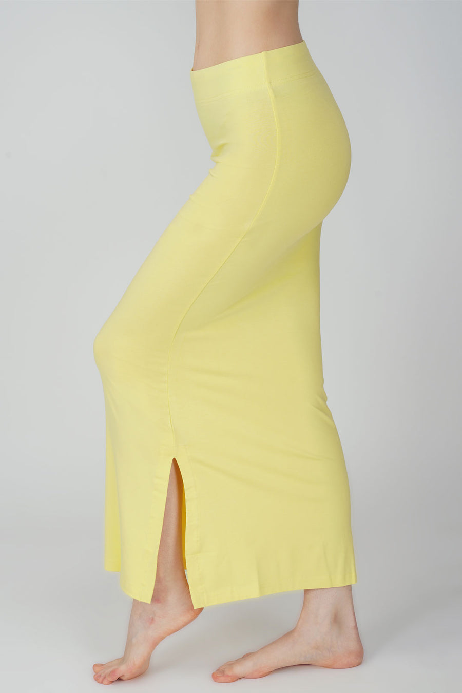 Everyday saree shapewear - Pale daffadils yellow