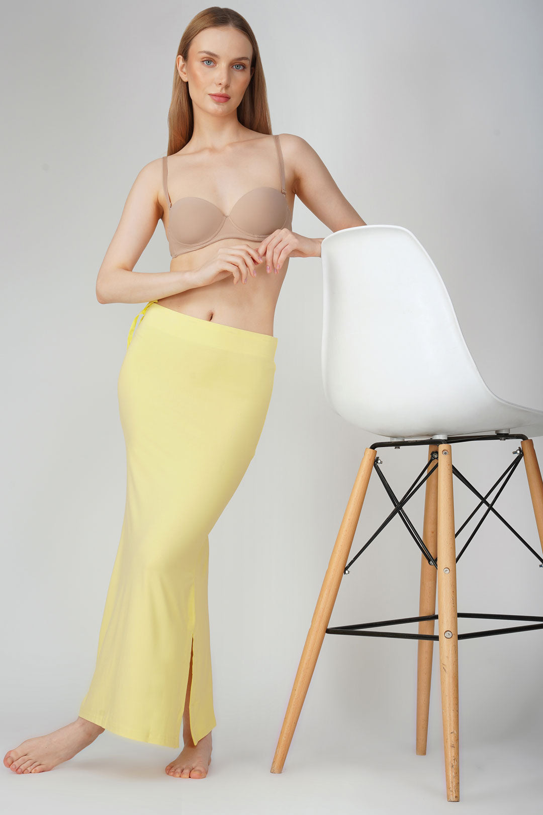 Everyday saree shapewear - Pale daffadils yellow