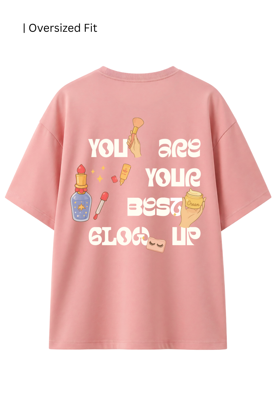 Cotton Oversized Tshirt - GLOW UP