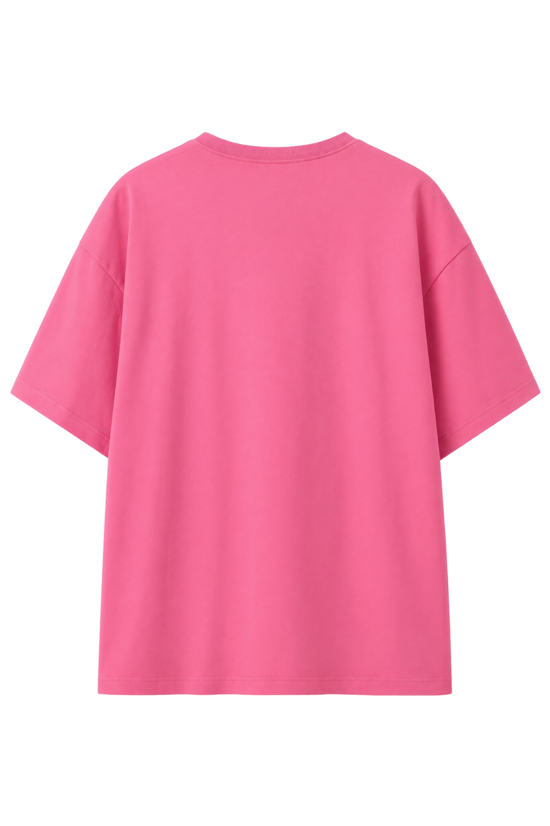 Cotton Oversized Tshirt - Pink - SUPER MOM