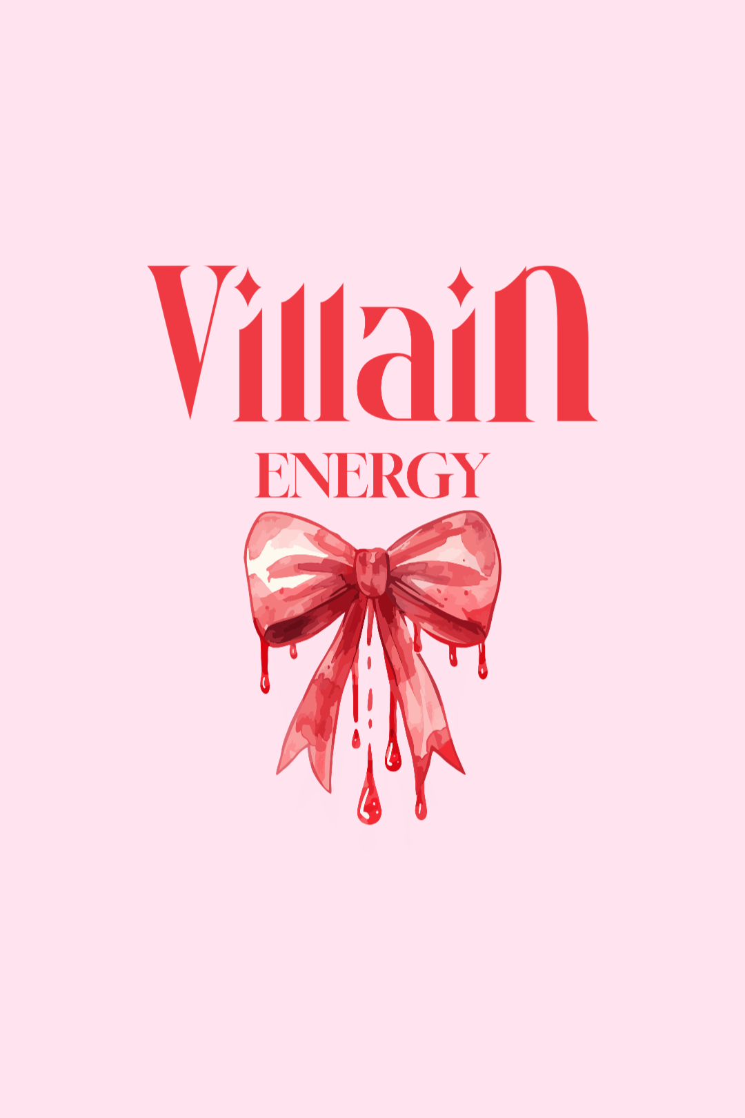 Cotton Oversized Tshirt - Baby Pink - VILLAIN ENERGY