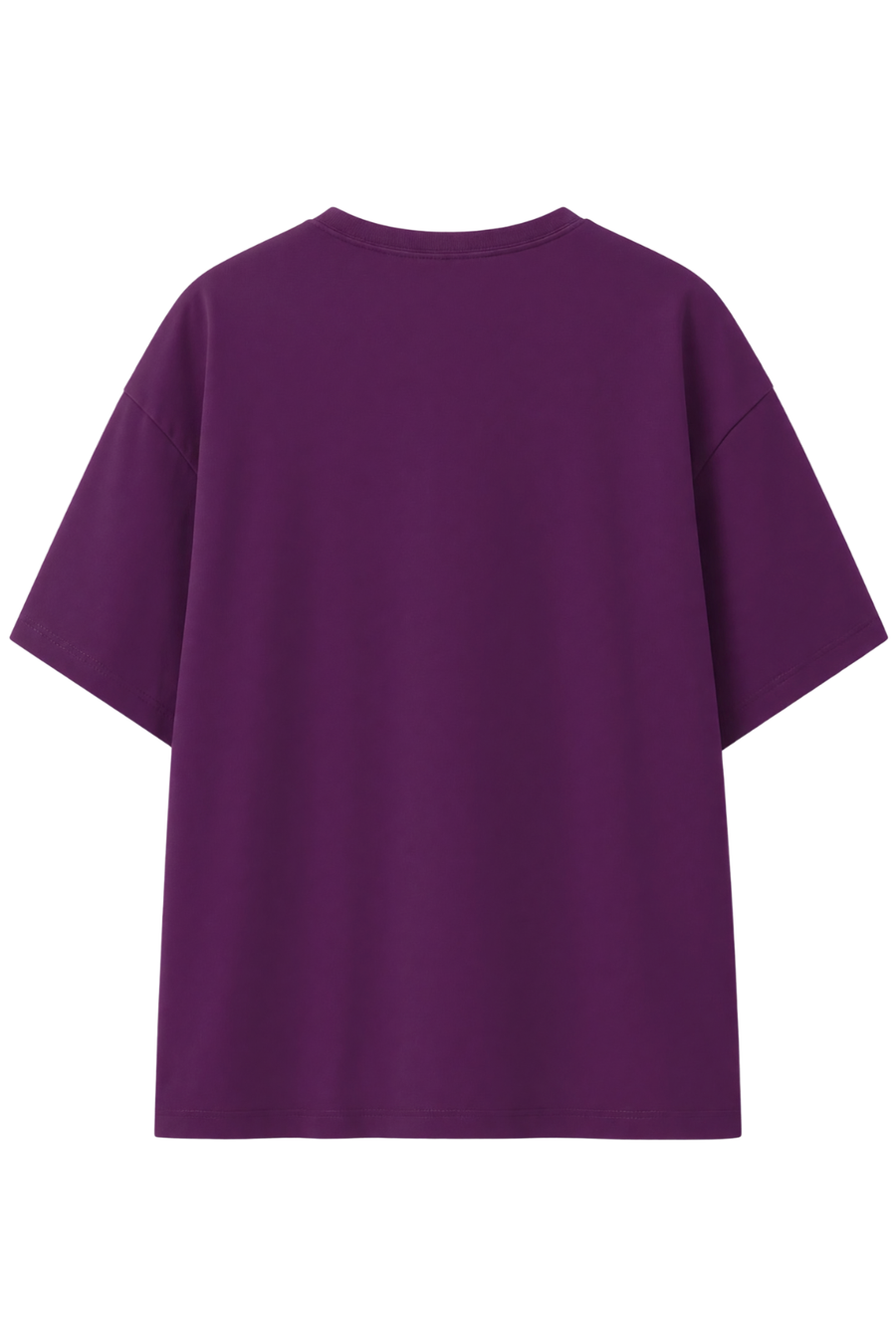 Cotton Oversized Tshirt - Purple -  ALLERGIC TO IDIOTS