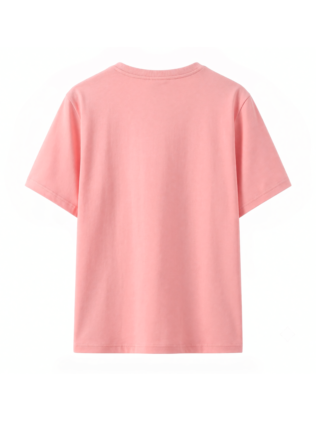 Cotton Relaxed fit Tshirt - cute animal elephant peach