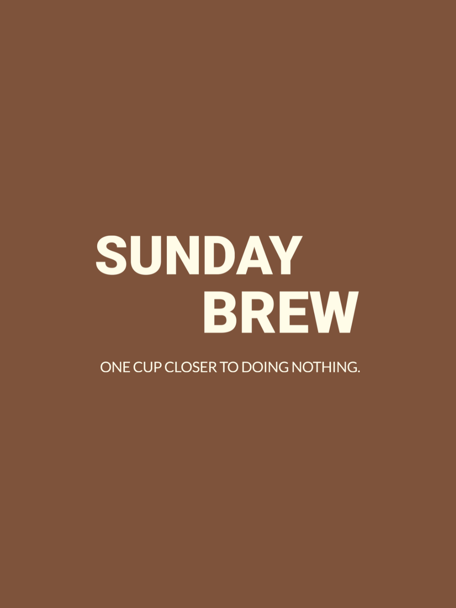 Cotton Relaxed fit Tshirt - Sunday Brew
