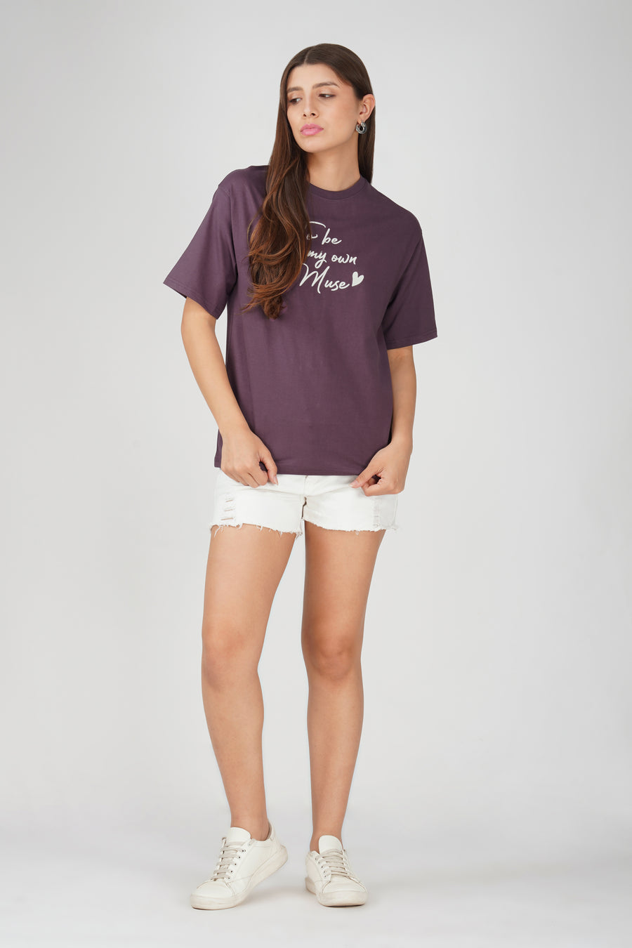 Cotton oversized Tshirt - To be my own muse