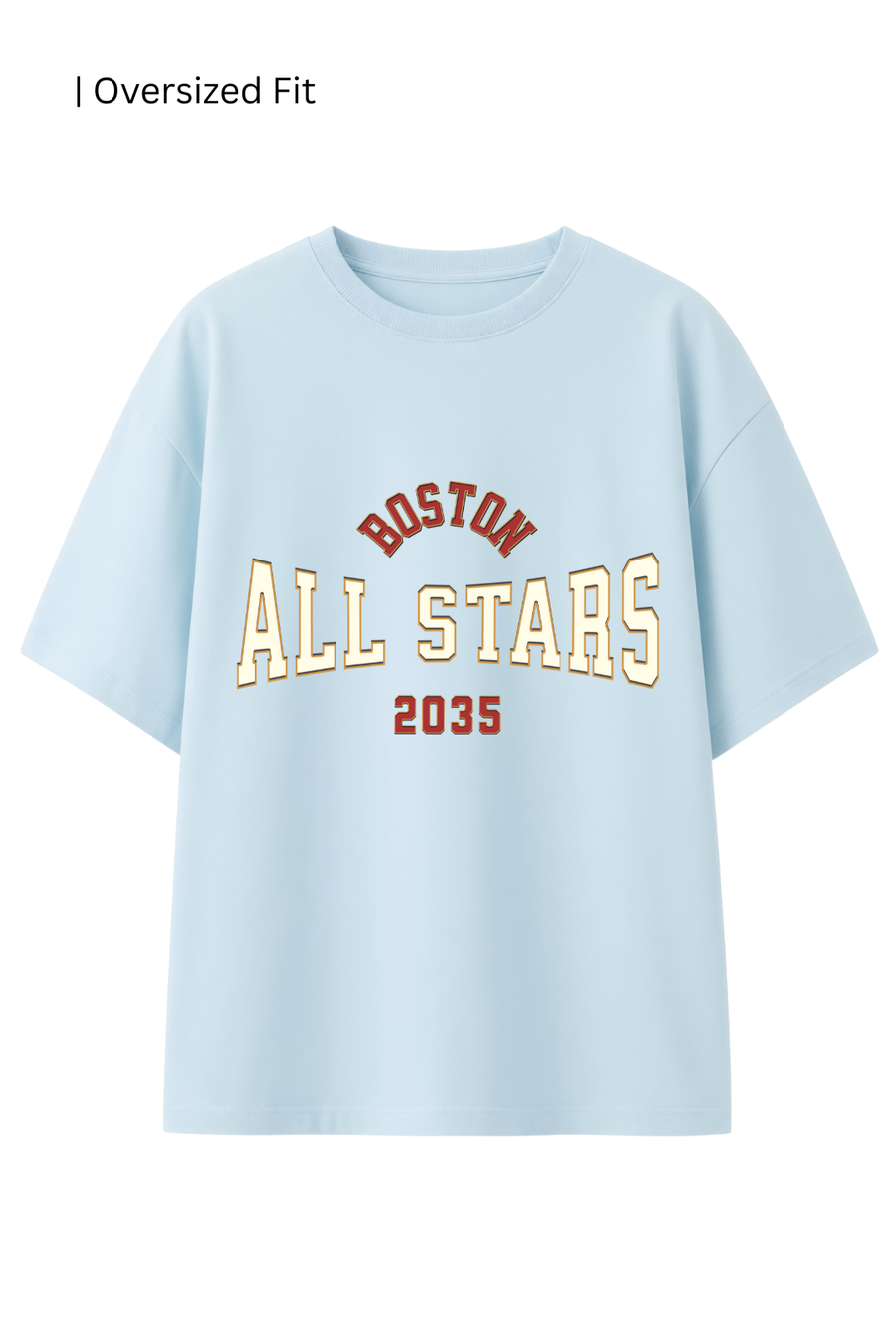 Cotton Oversized Tshirt - ALL STARS BOSTON