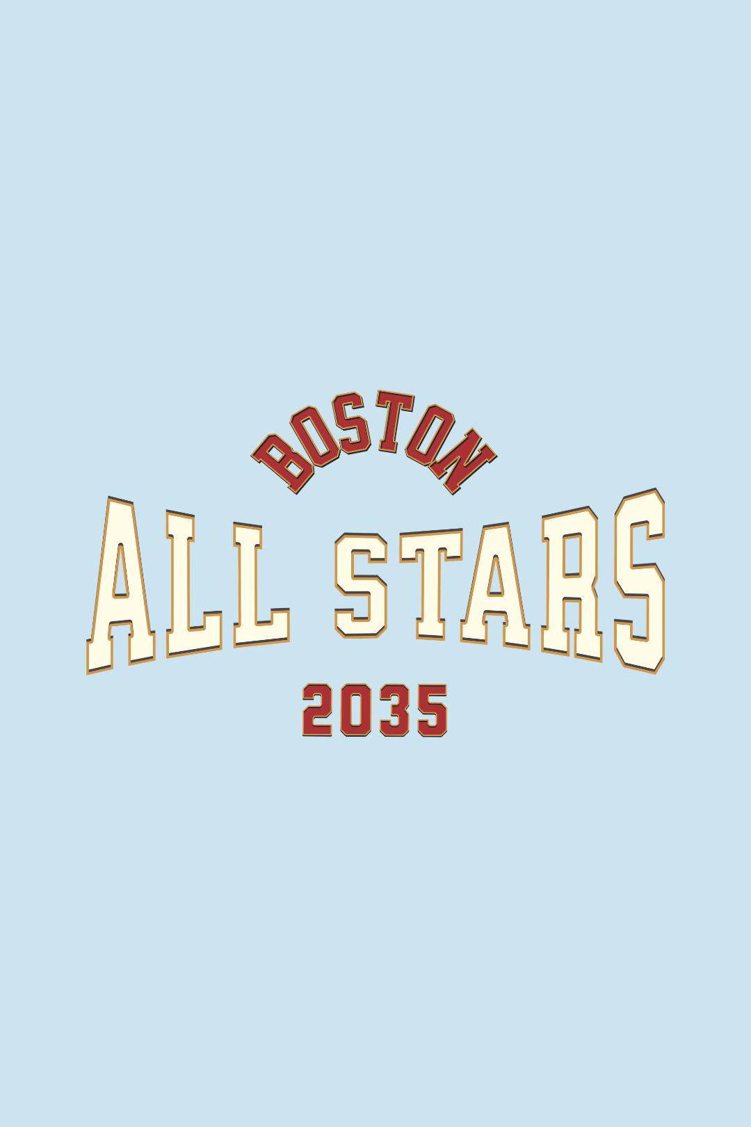 Cotton Oversized Tshirt - ALL STARS BOSTON