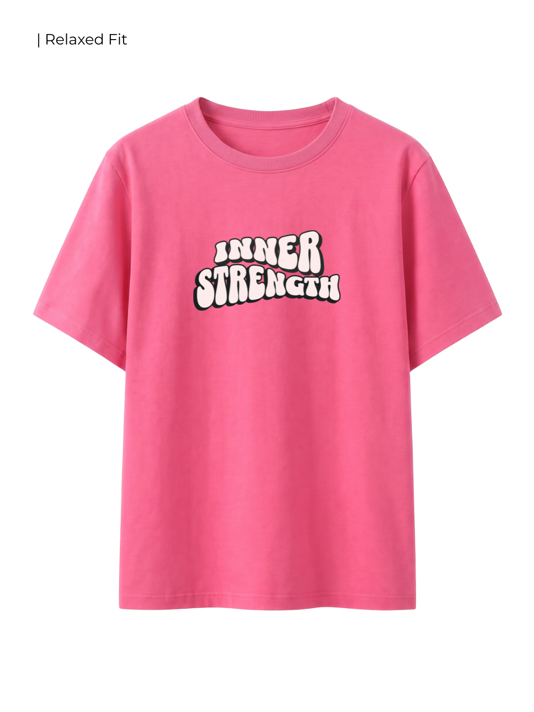 Cotton Relaxed fit Tshirt - inner strength