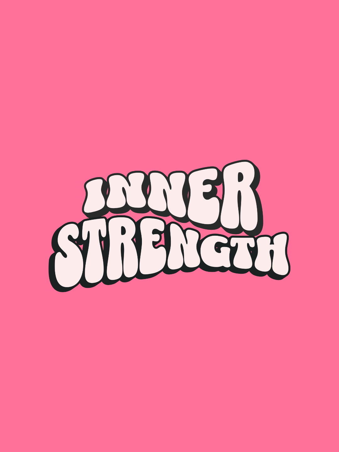 Cotton Relaxed fit Tshirt - inner strength