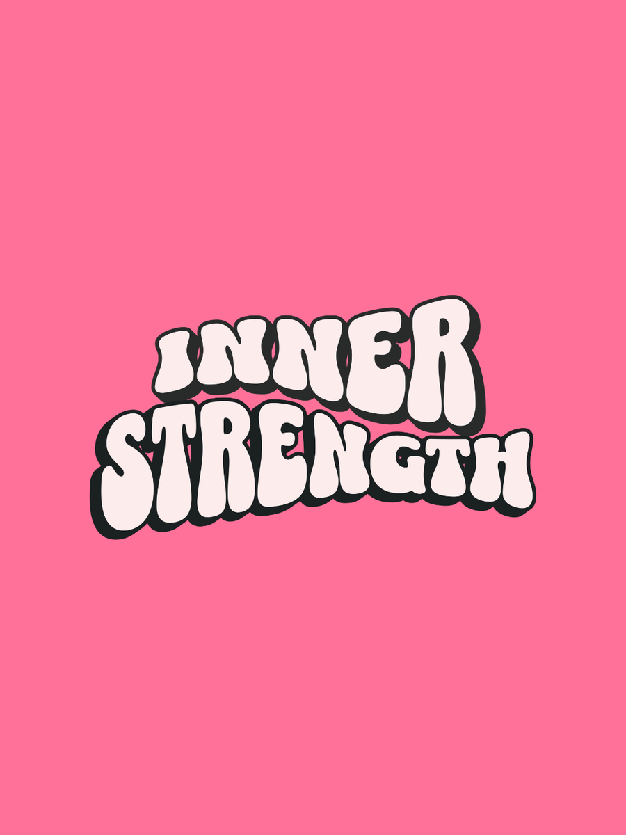 Cotton Relaxed fit Tshirt - inner strength