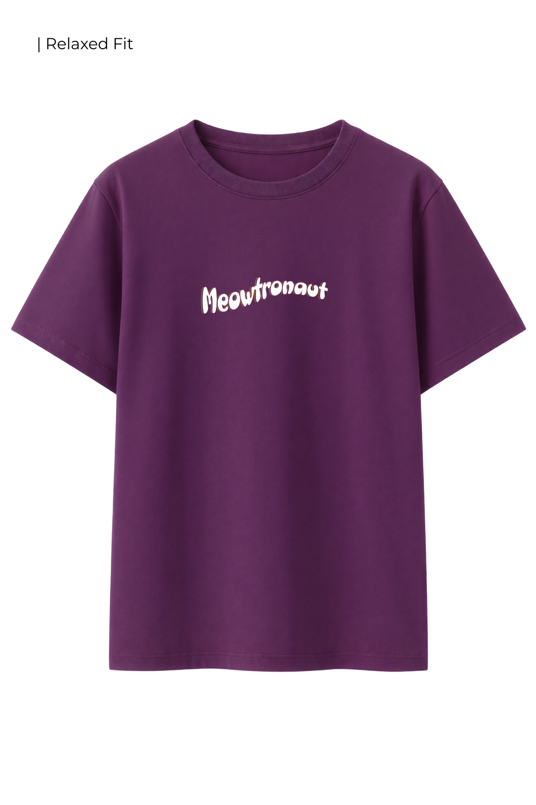 Cotton Relaxed fit Tshirt - Meowstranaut