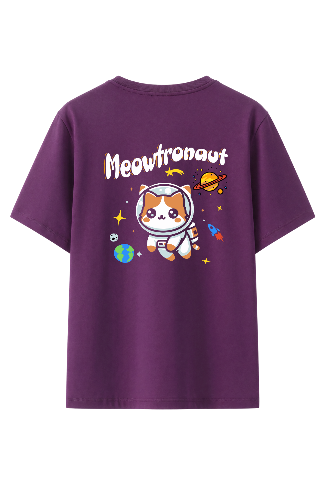 Cotton Relaxed fit Tshirt - Meowstranaut