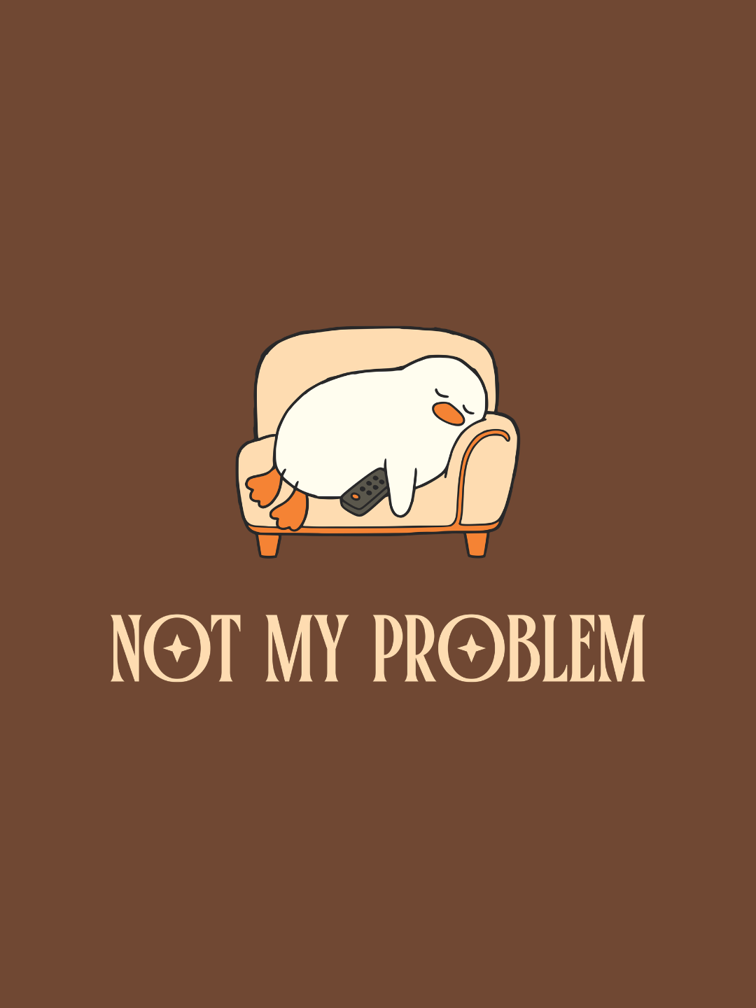 Cotton Relaxed fit Tshirt - Not my problem