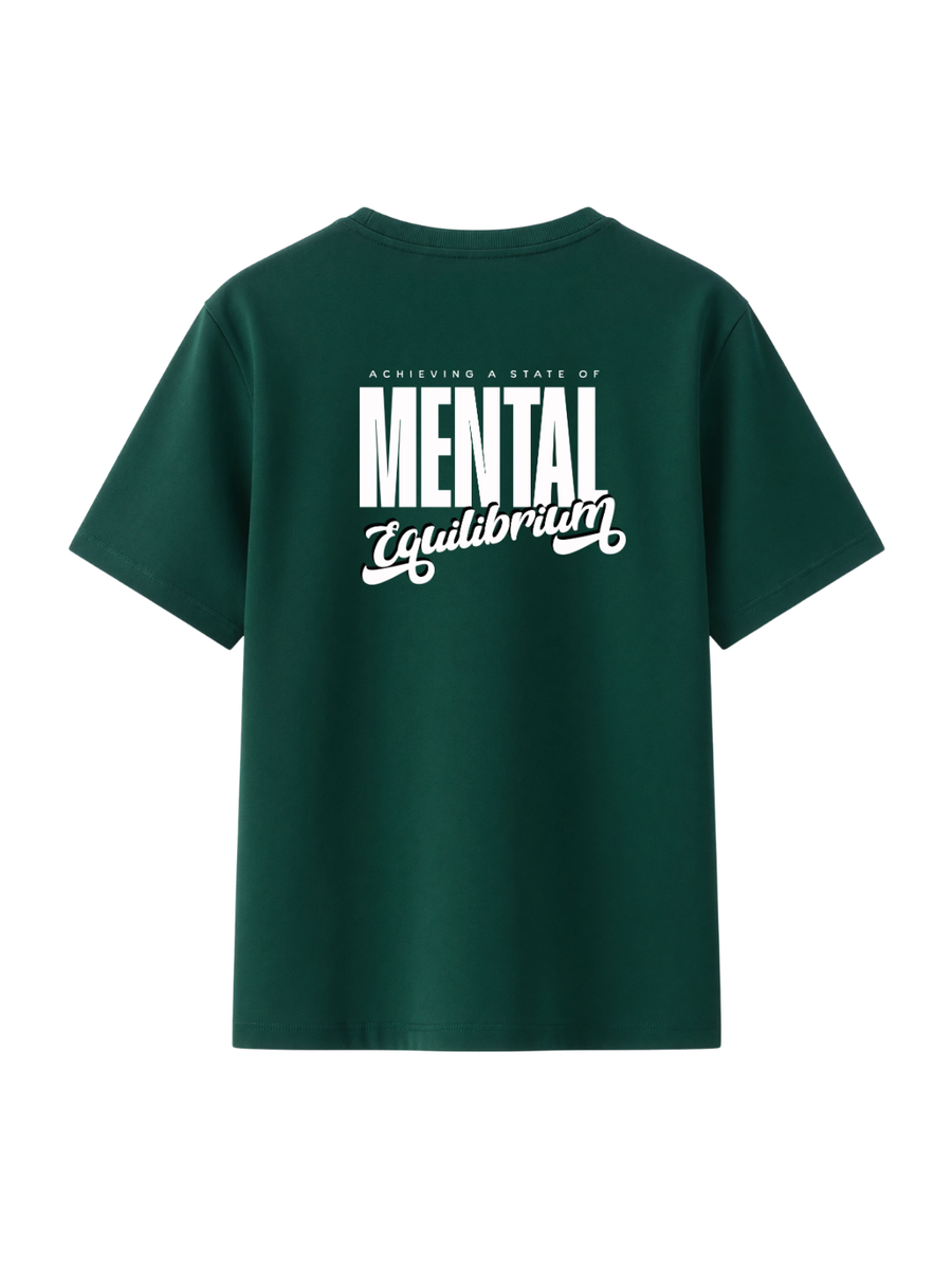 Cotton Relaxed fit Tshirt - Mental equilibrium