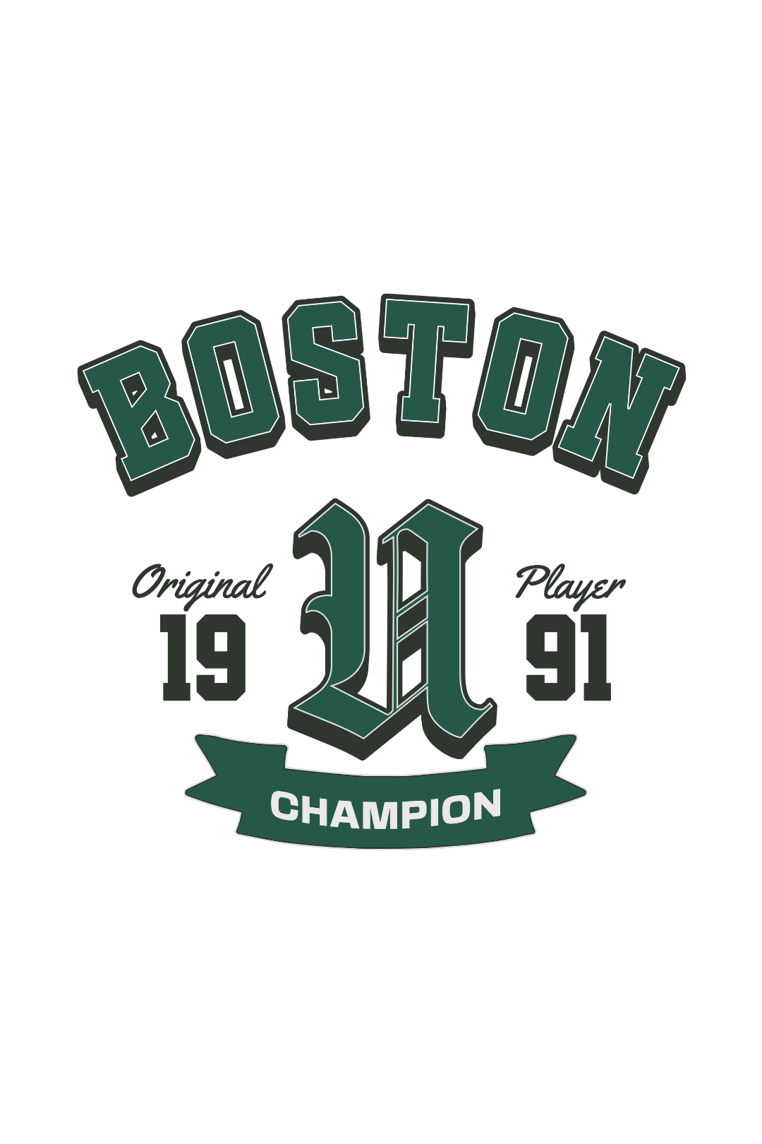Cotton Oversized Tshirt - BOSTON VARSITY CLUB
