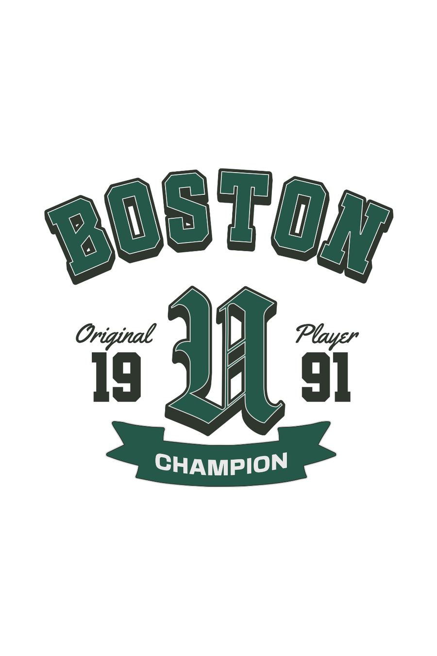 Cotton Oversized Tshirt - White - BOSTON VARSITY CLUB