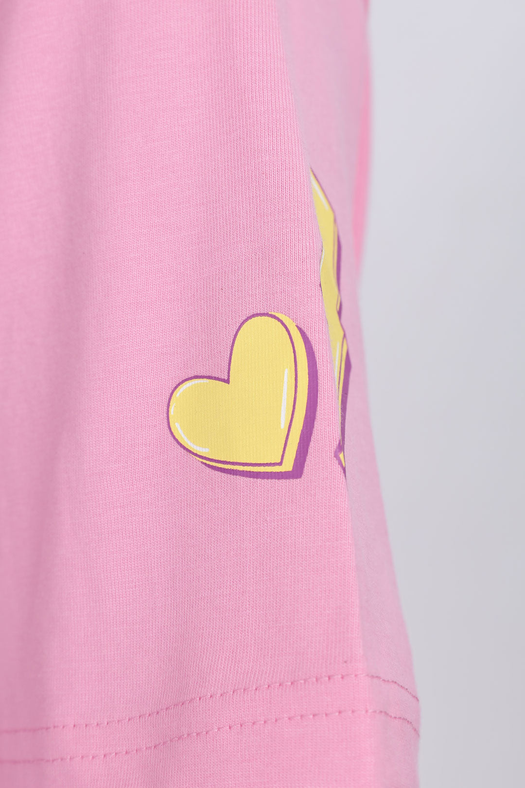 Cotton oversized Tshirt Baby pink- Bold Spirit