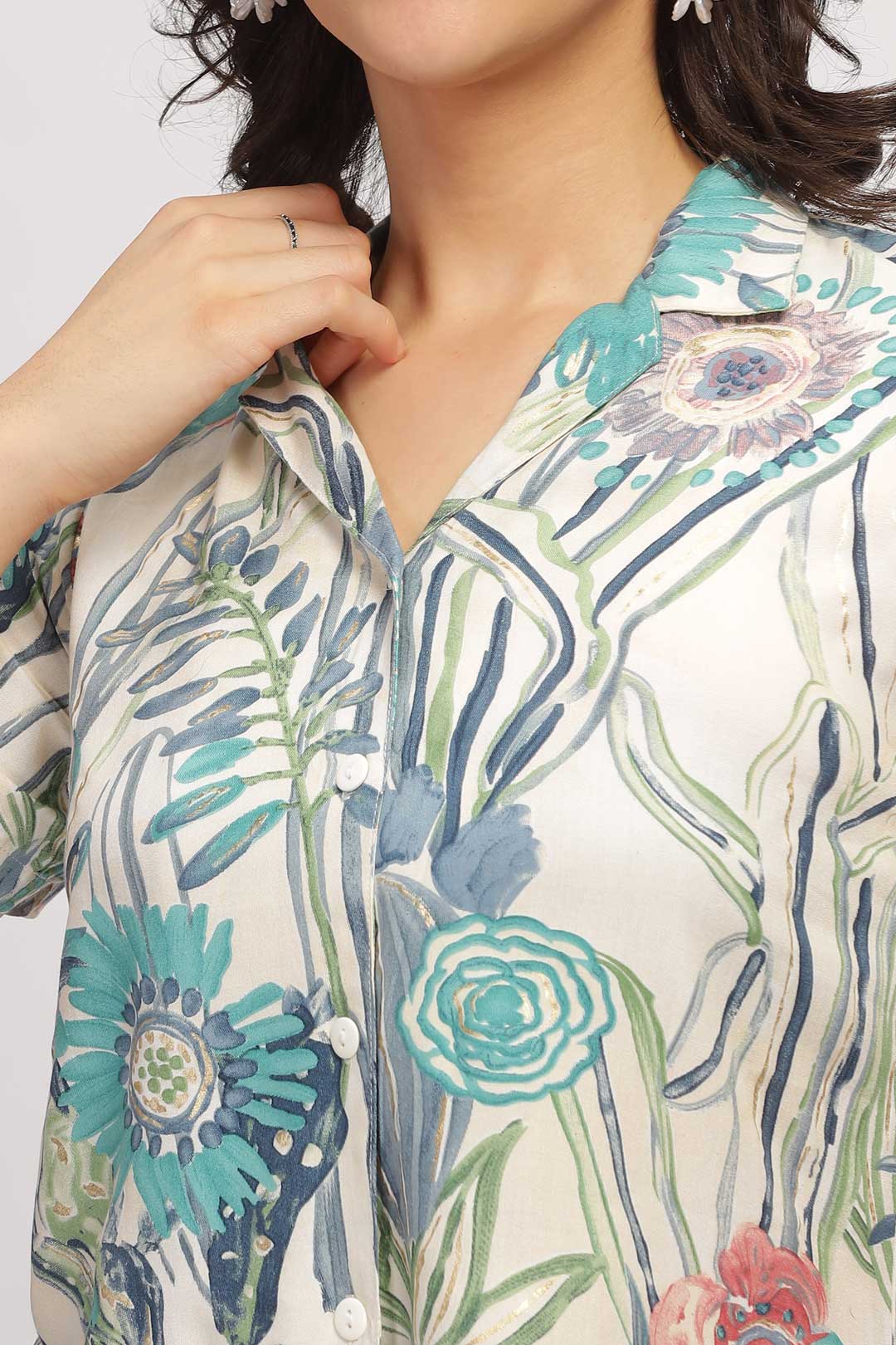 Floral Paradise Shirt - White