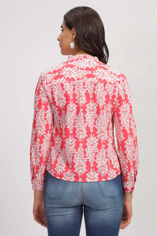 Floral print top - Pink