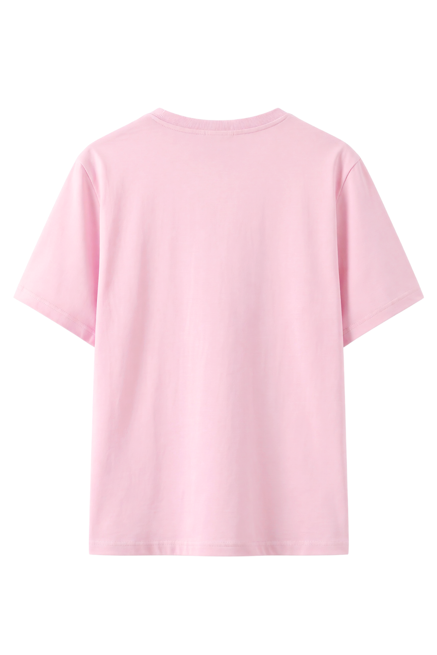 Cotton Relaxed fit Solid Tshirt - Baby pink