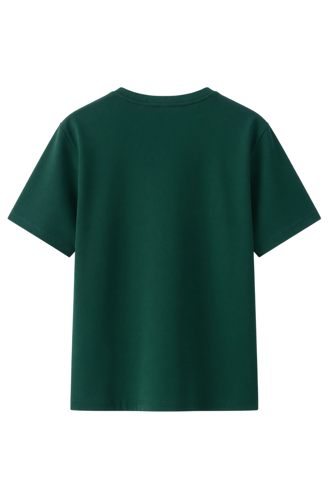 Cotton Relaxed fit Solid Tshirt - Green