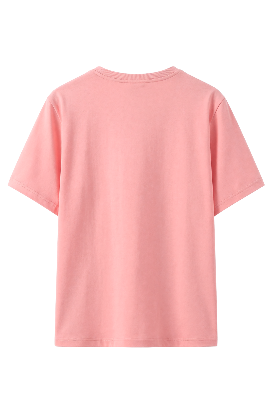 Cotton Relaxed fit Solid Tshirt - Peach