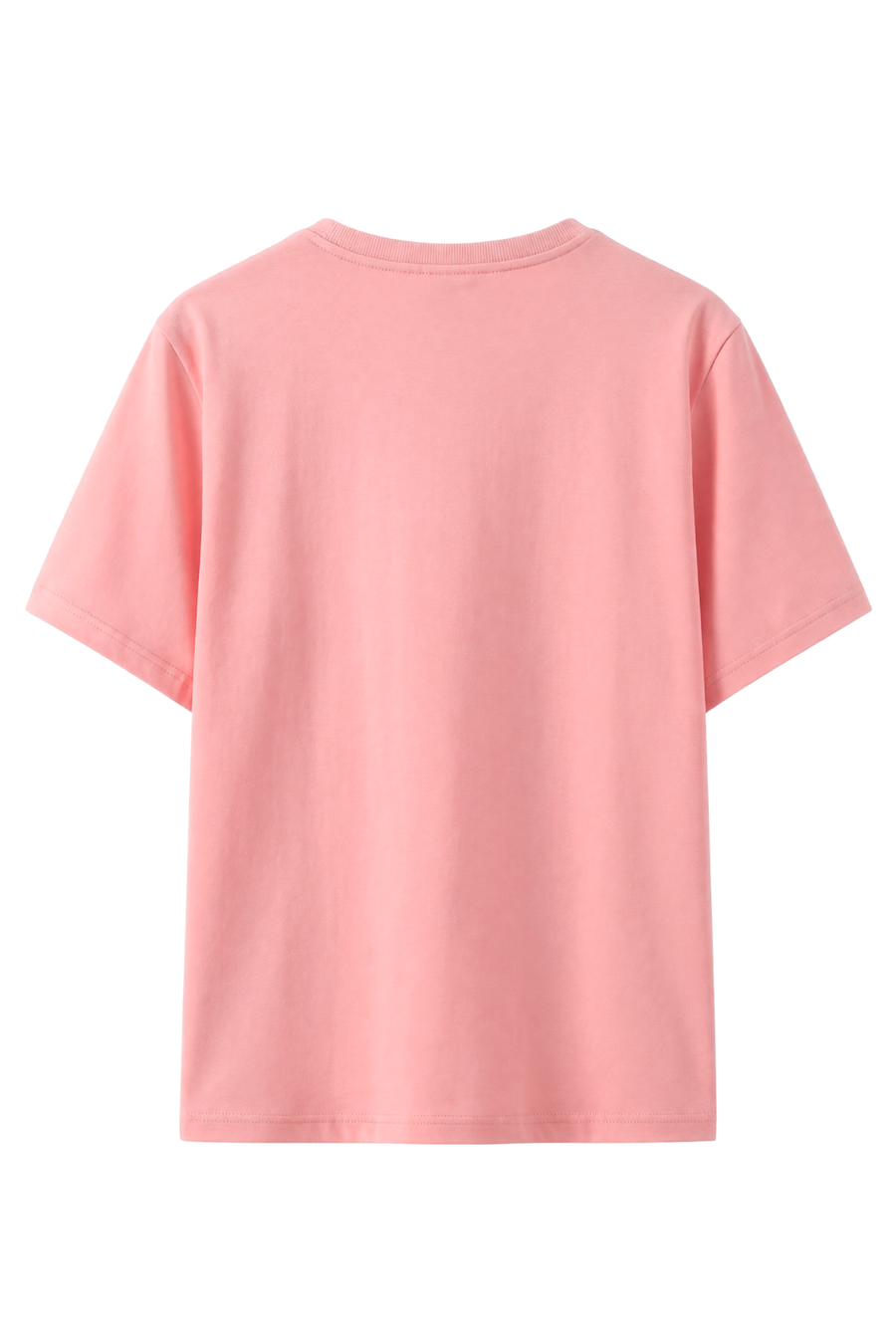 Cotton Relaxed fit Solid Tshirt - Peach