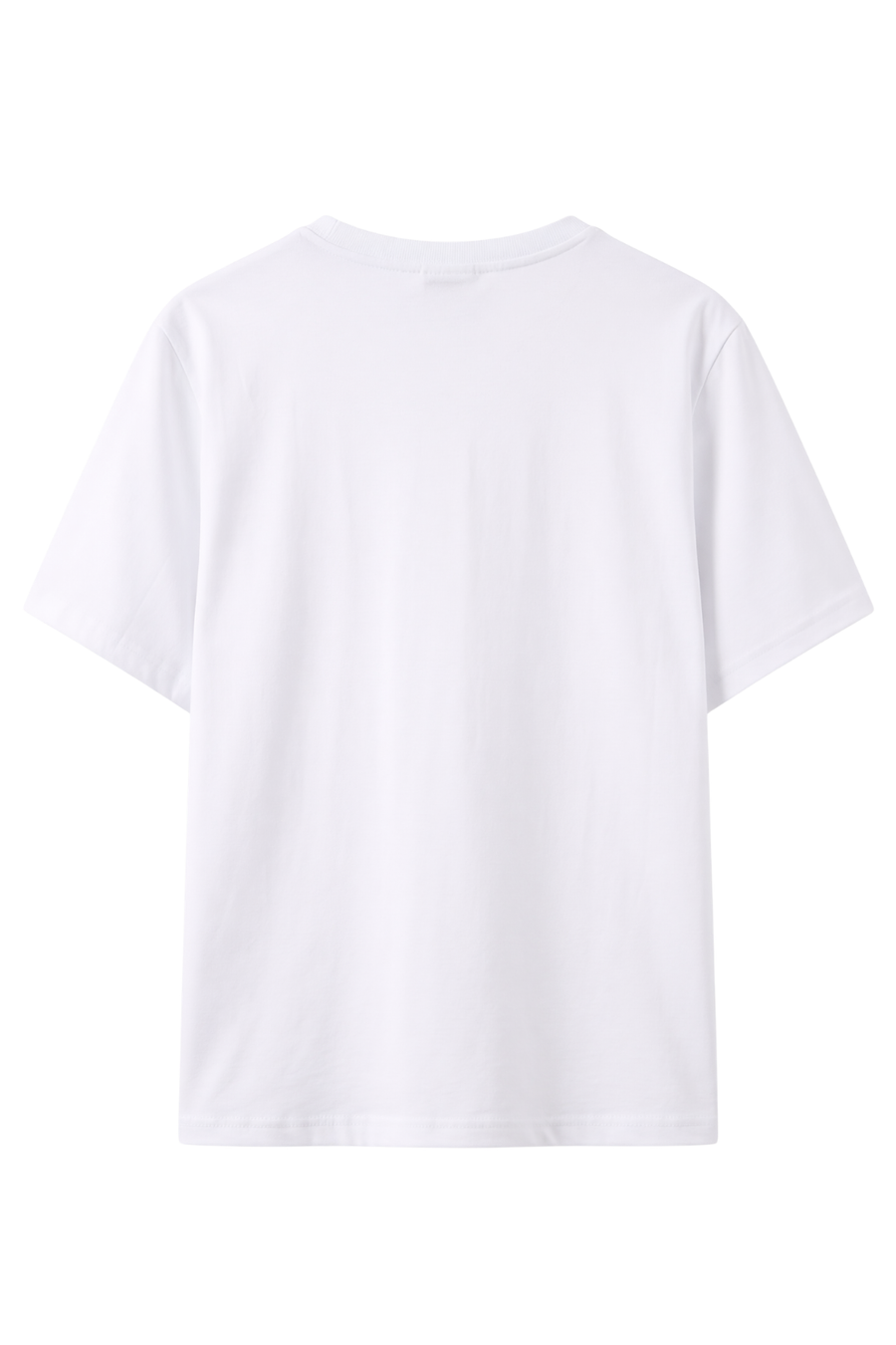 Cotton Relaxed fit Solid Tshirt - White