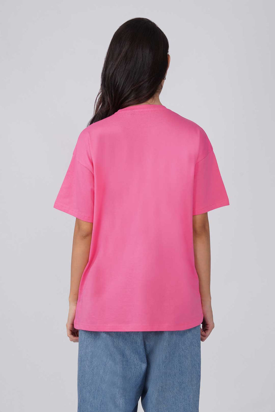 Cotton Oversized Tshirt - Pink - SOME DAYS I SLAY