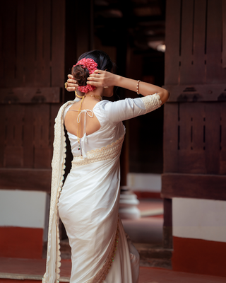 Everyday saree shapewear - Ivory white