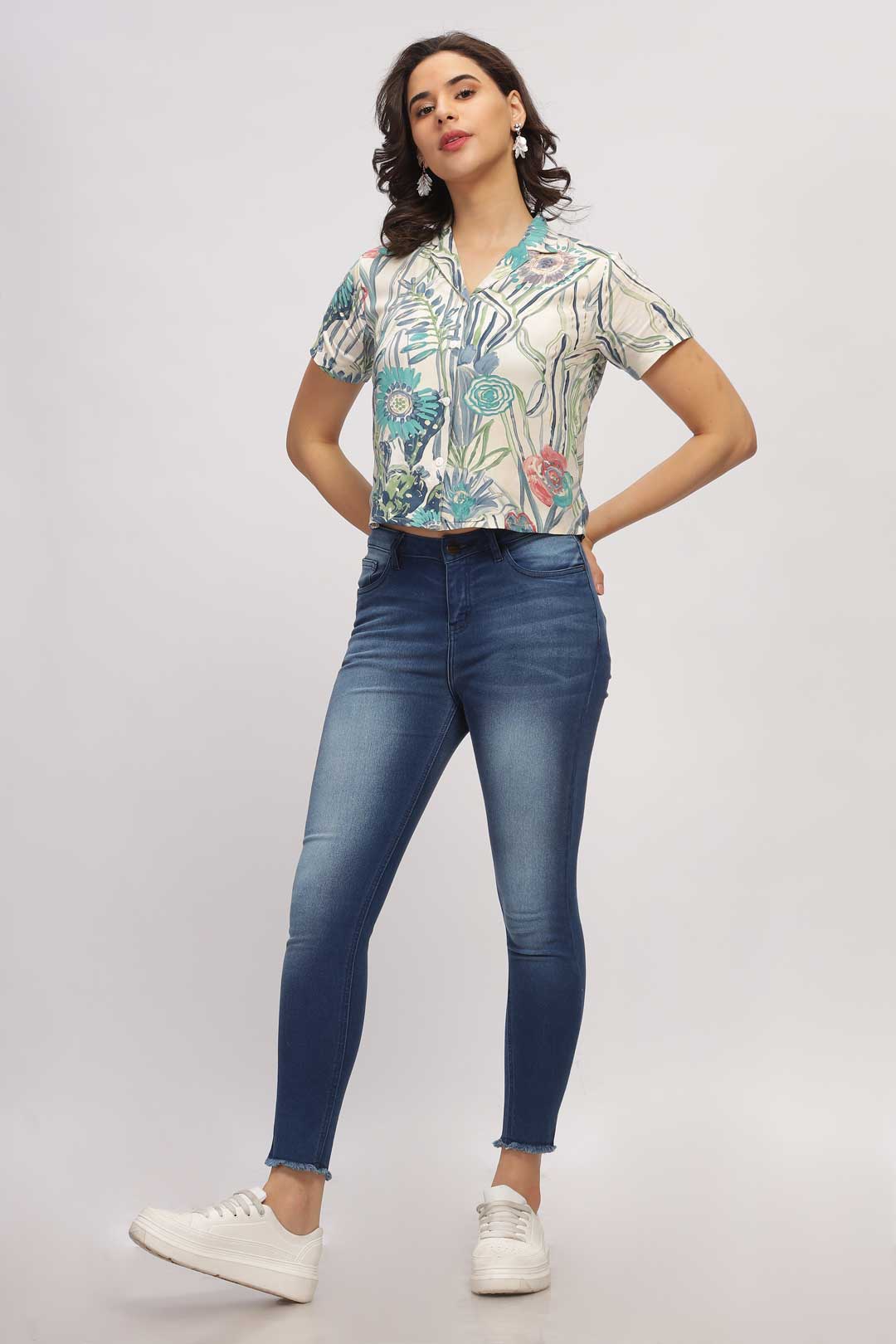Floral Paradise Shirt - White
