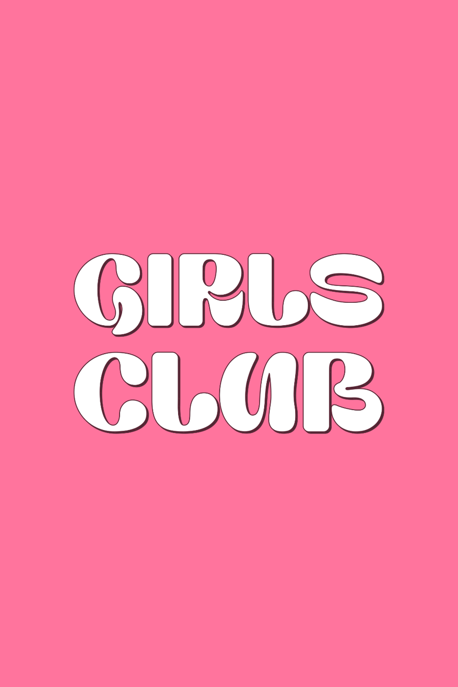 Cotton Relaxed fit Tshirt - Pink - girls club with sunglasses