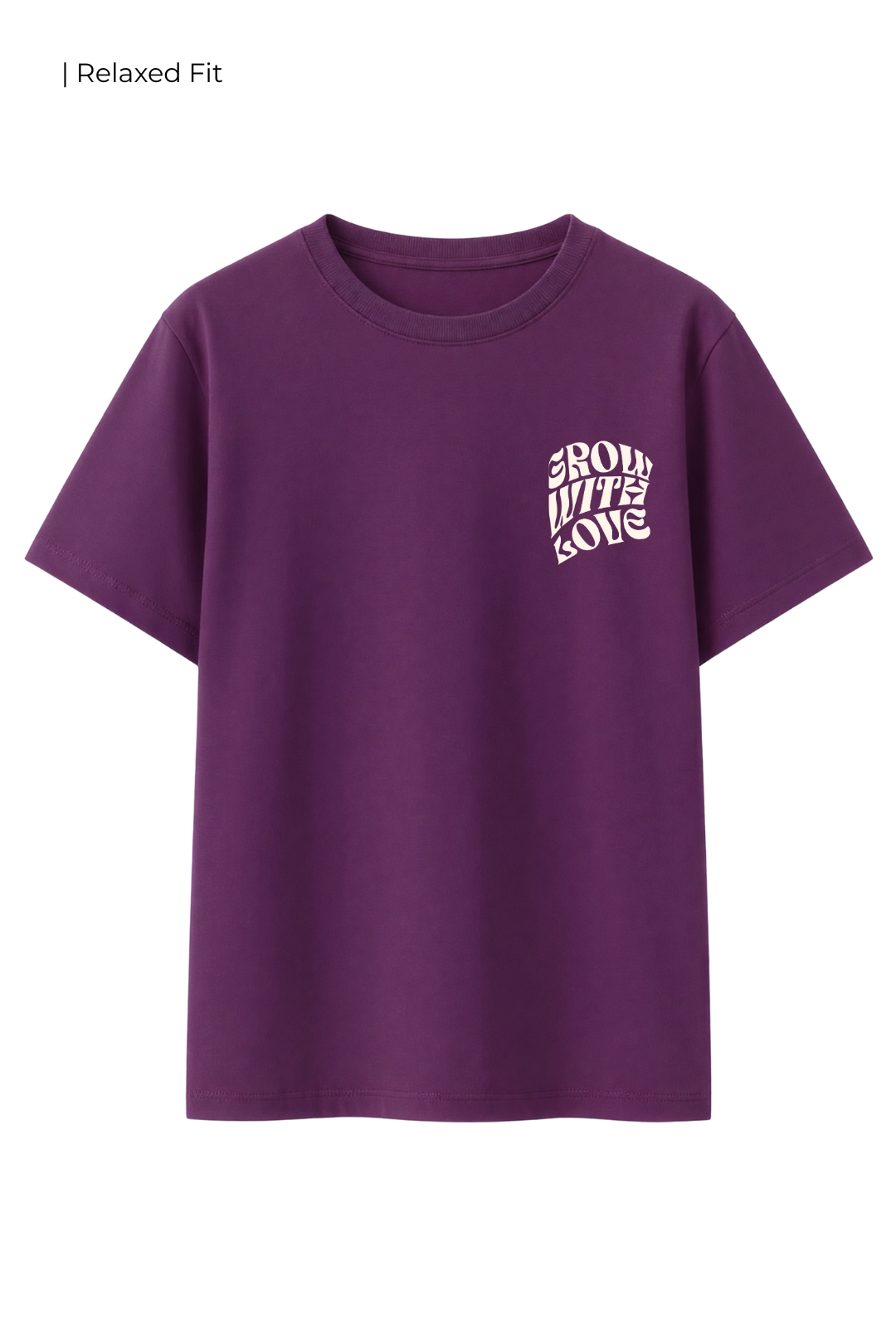 Cotton Relaxed fit Tshirt - Grow with love