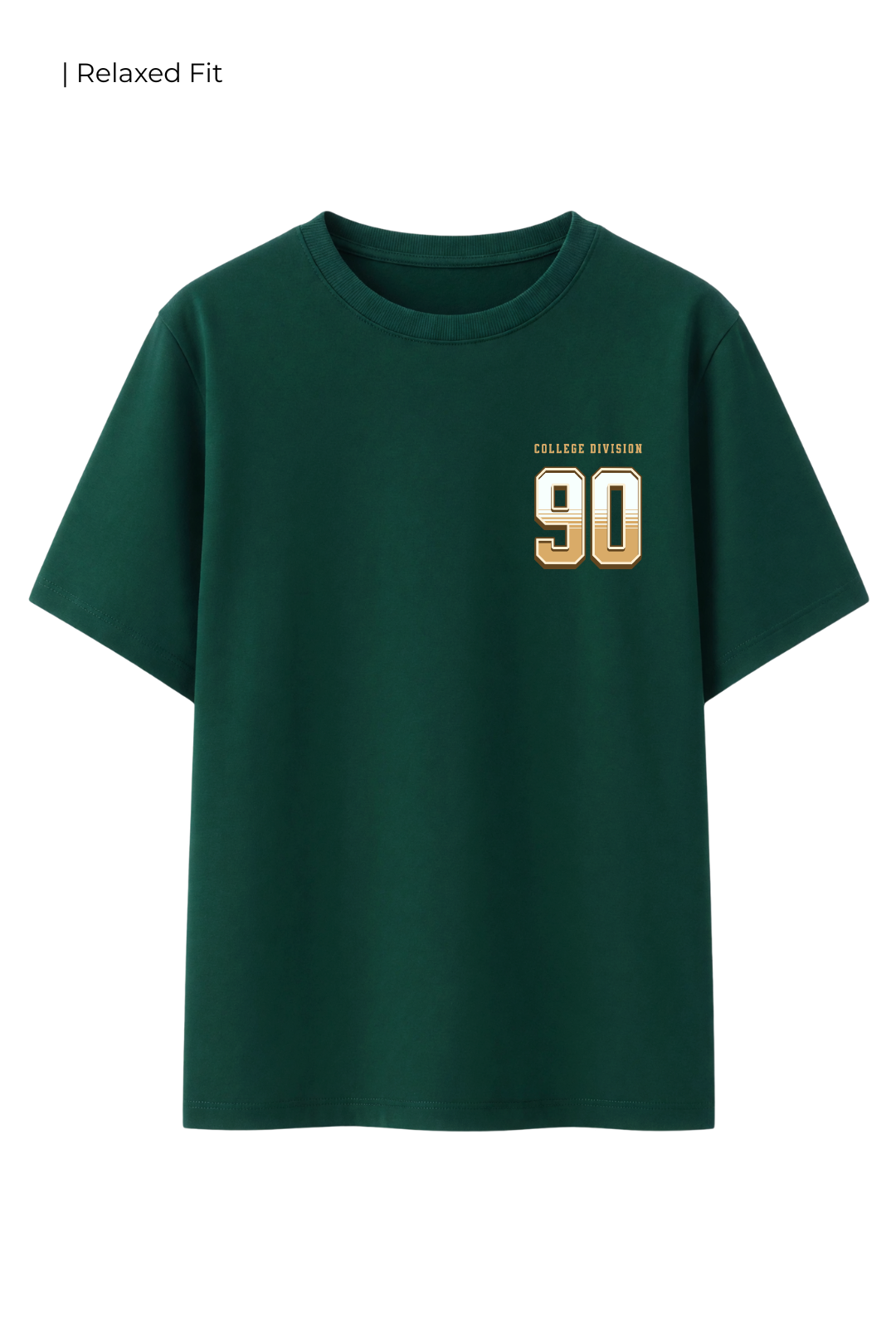 Cotton Relaxed fit Tshirt - college division 90