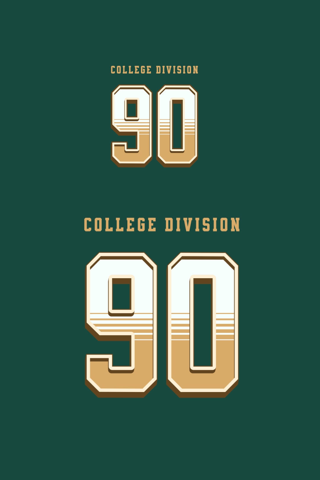 Cotton Relaxed fit Tshirt - college division 90