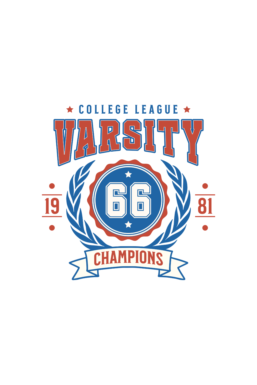 Cotton Relaxed fit Tshirt - varsity college league